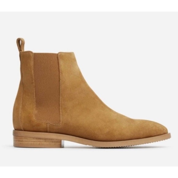 Everlane Shoes - Everlane The Modern Chelsea Boot In Tan Suede Size 5.5 New